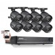 Sistema de Videovigilancia Profesional CCTV con 8 Camaras HD y Grabador