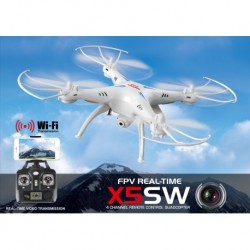 Drone Cuadricoptero Syma X5SW Camara HD Wifi Imagenes a Tiempo Real